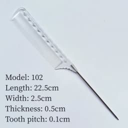 Pointed Comb Hair Salon Hairdresser Comb Hairstylist Steel Needle Pointed Tail Combs Barber Shop Professional Styling Hairbrush