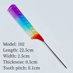 Pointed Comb Hair Salon Hairdresser Comb Hairstylist Steel Needle Pointed Tail Combs Barber Shop Professional Styling Hairbrush