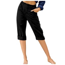 Retro Elastic Waist Pencil Pants Women's Casual Pants 2024 Summer New High-Waisted Slim Breathable Pants Seven Pants