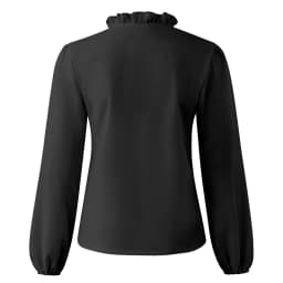 New European and American Long Sleeved Ruffled Shirt for Women in Spring and Summer
