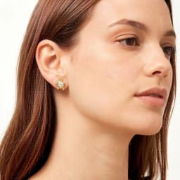 Ear Stud Golden Turtle Fine Jewerly For Women Trendy Summer Gift In 925 Sterling Silver