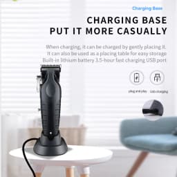 2500mah Lithium Battery Adjustable Trimmer Kemei Km-2296 Usb Rechargeable Cordless Electric Body Groin Hair Trimmer For Men