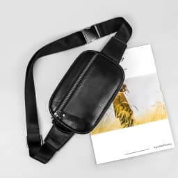 Fanny Pack Waist Bag Multifunction Genuine Leather Hip Bum Bag Travel Pouch For Men and Women For Hiking Running And Cycling