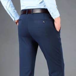 Spring Autumn Men's Casual Business Suit Pants Sports Stretch Suit Pants Male Trousers Big Size Loose Straight Dress Pants
