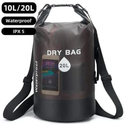 10L 20L Dry Bag Waterproof Storage Pack Pouch For Swimming Trekking Rafting Boating Kayaking Rafting Drybags Backpack XD117Y