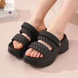 Summer Fashion Thick Bottom Comfortable Anti-Skid Lightweight Casual Women Slipper Beach Shoes