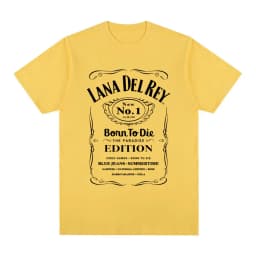 Singer Lana Del Rey T-shirt Men Women Fashion Hip Hop Short Sleeve T Shirts Summer 100% Cotton Casual Soft Tee Shirt Streetwear