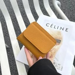 Genuine Leather Wallet Women's Purse 2026 New Folding Simple Small Money Ladies Bag Multi-functional Coin Bag Female Ultra New