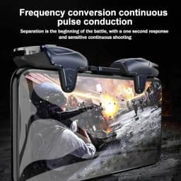 MEMO AK03 Mobile Phone Gaming Trigger Joystick Gamepad Fan Radiator 2 IN 1 Aim Shooting L1R1 Key Button Game Cooler for IOS PUBG