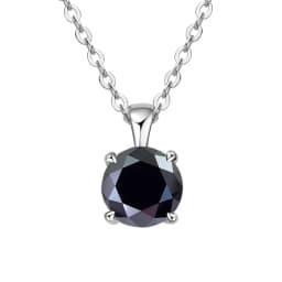 JoyceJelly Classic Four Prong 1ct Moissanite Necklace Women's 925 Sterling Silver Plated 18k Gold Pendant Luxury Fine Jewelry