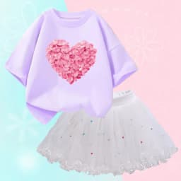 Summer Girl Party Unicorn Clothes Set Kids Baby Cartoon Clothing Suits Girls Cute Casual T-shirt Tops tutu Skirts Outfits