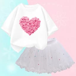 Summer Girl Party Unicorn Clothes Set Kids Baby Cartoon Clothing Suits Girls Cute Casual T-shirt Tops tutu Skirts Outfits