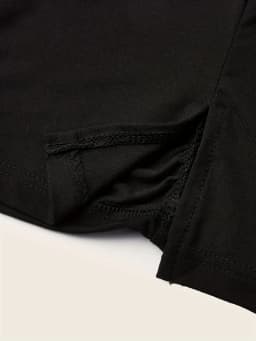 Elegant High Waist Ruched Skirt with Back Vent for Women - Perfect for Spring and Summer Fashion