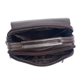Men Messenger Crossbody Shoulder Bags Genuine Leather Multi-Purpose Business Male Small Handbag Belt Fanny Waist Pack Bag