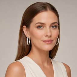 Large Hinged Hoops Earrings Creole Classic Gift In 925 Sterling Silver Europe Style Glam Fine Jewerly For Women