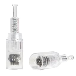 50pcs 12pin/36pin Round Nano Microneedling DermaPen Needles Screw Cartridge Replacement Heads Tattoo Nano Micr Needle