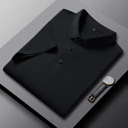 YJKVUR 2026 Summer New Polo Shirt Men 3 Buttons Casual Work T Shirts Quick Dry Short Sleeve Golf Shirt High Quality Plus Size