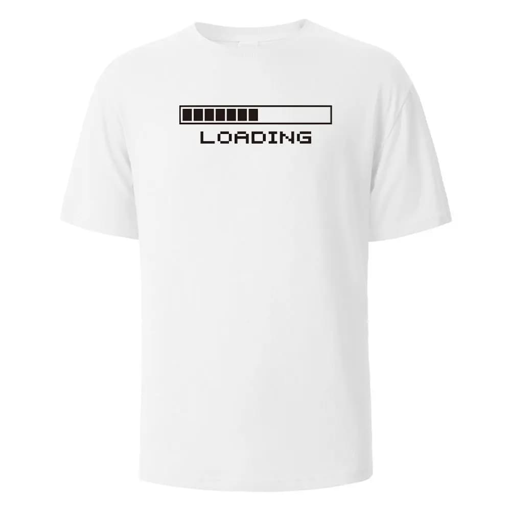 Loading Print T-Shirt 100% Cotton Summer Tees For Men Women Oversize Casual Tops