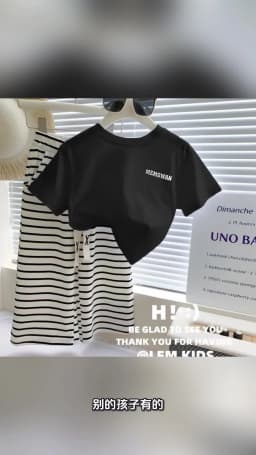 1-8 Years Summer Girls Clothing Set Comfortable Letter T-shirt+Stripe Loose Fitting Pants 2Pcs Suit For Kids Children Outfit