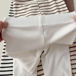 2024 Toddler Baby Trousers Spring and Autumn Pants Korean Version of Fashion Striped Stretch Tight Trousers Suitable 0-6Y