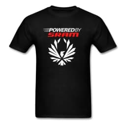 2024 Funny Men T Shirt White T-shirt Tshirts Black Tee Fashion Bikeer Sram Eagle Graphic T-shirt MenClassic Black