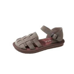 new Women's Summer Zapatillas De Mujer Shoes Square Toe Flat Sandals Leather Women Gladiator Sandals Slip on Ladies Beach Shoes
