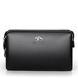 Luxury Brand Men's Wallet Leather Long Wallet PU Leather Wallet Men Double Zipper Coin Pocket Purse Business Clutch Phone Bag