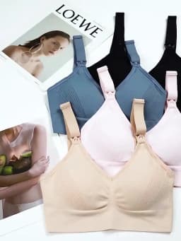 1pcs Maternity Nursing Bras Pregnant Women Skinny Breastfeeding Clothing Underwear Female Breathable Push Up Bra