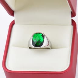 R3327 1pc Man/Women Gemstone Style Wedding Titanium steel ring,Fashion Men's 316LStainless steel lightweight and compact Rings