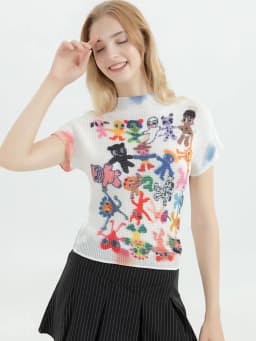 Women's T-shirt Harajuku Korean Y2k Graphic Print Short Sleeve Tee Top Clothes Fashion Vintage Streetwear T-shirts Summer