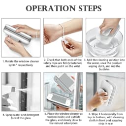 NEW Magnetic Window Cleaner Double-sided Window Cleaning Brush Glass Wiper Cleaning Tools Outside Window Cleaner For High Rise