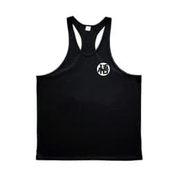 Profession Bodybuilding Stringer Tank Tops Mens Japanese Anime Logo Wu Font Printing Y Back Fitness Gym Clothing Muscle Singlets