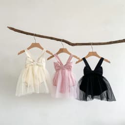 0-2 Years Old Baby Girls INS Ballet Romper Mesh Dress Big Bow Tie Jumpsuit Cute Kids Bodysuit Fashion Clothes