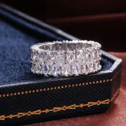 Fashion Luxury Unisex Full Zircon Rings for Women Hiphop Men's Ring Hot Sale Couple Ring Ladies Rings Wedding Party Jewelry Gift
