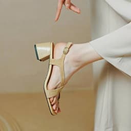 Summer New Casual Fashion Square Toe Thick Heel Open Toe Buckle Solid Color Comfortable Sexy Banquet Women's Shoes