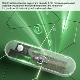 New USB Air Purifier Kitchen Refrigerator Air Freshener Deodorizer Ozone Sterilization Deodorizing for Food Pet Toilet Car Use