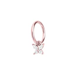 Butterfly Pendant Clicker Segment Rings Daith Conch Hoop Earrings CZ Drop Piercing Jewelry 316L Surgical Steel 16G 18G 20G