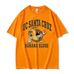 Famous Director Quentin Tarantino Movie Pulp Fiction Jhon Travolta Banana Slugs Same Style Tshirt Men Women Casual Loose T-shirt