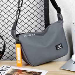Kangaroo Luxury Brand Casual Men Crossbody Shoulder Bags Blue Black Epithelium Business Man Messenger Bag Small Cycling SlingBag