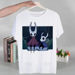 Hollow Knight T Shirt Fashion Print Tshirt Summer Mens Novelty Short Sleeve Game Cartoon Men T-shirt Men Funny Tops