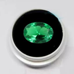 Pretty Nano Emerald Gemstone 13x18mm Oval Cut Large Size VVS Loose Gemstone for Jewelry Making/Collection/Setting Stone
