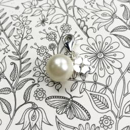 Charm Pendant Pearl & CloverLeaf Women Brand New Trendy 925 Sterling Silver Gift