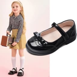 Elegant Princess Leather Shoes, for All Seasons, Fashionable Comfortable, Durable Easy to Clean, Non-Slip, for Campus, Daily, Pa