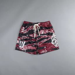 2024 Summer New Men's Fashion Trend Beach Shorts Hole Fabric Multi-Color Outdoor Sports Training Running Casual Quarter Pants