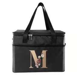 Thermal Bag Portable Lunch Bags Insulated Cooler Bag Food Bento Bags Printing Gold Letter Series Travel Picnic Storage Ice Bags
