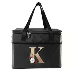 Thermal Bag Portable Lunch Bags Insulated Cooler Bag Food Bento Bags Printing Gold Letter Series Travel Picnic Storage Ice Bags