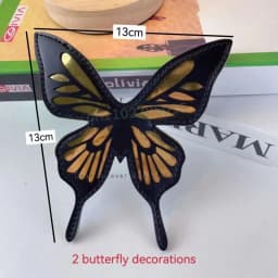 Y2K Labyrinth Butterfly Spider Web Letter Chain Handbags DIY Transparent Ita Bag Lolita Gothic Tote Vintage Fashion Shoulder Bag