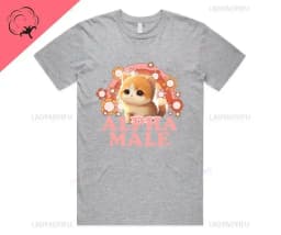 Alpha Male Printed T-Shirt High Quality Cotton Tee Top Funny Man Unicorn Gift Unisex Joke Prank Fathers Day Stag Do Short-sleev