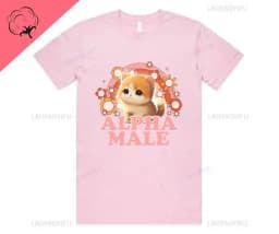 Alpha Male Printed T-Shirt High Quality Cotton Tee Top Funny Man Unicorn Gift Unisex Joke Prank Fathers Day Stag Do Short-sleev