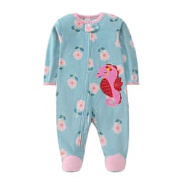Baby Rompers Spring Autumn Clothes Zipper Fleece Boy Girl Pajamas Newborn Outfit Animal Jumpsuit Infants Clothing 0 -12 Months